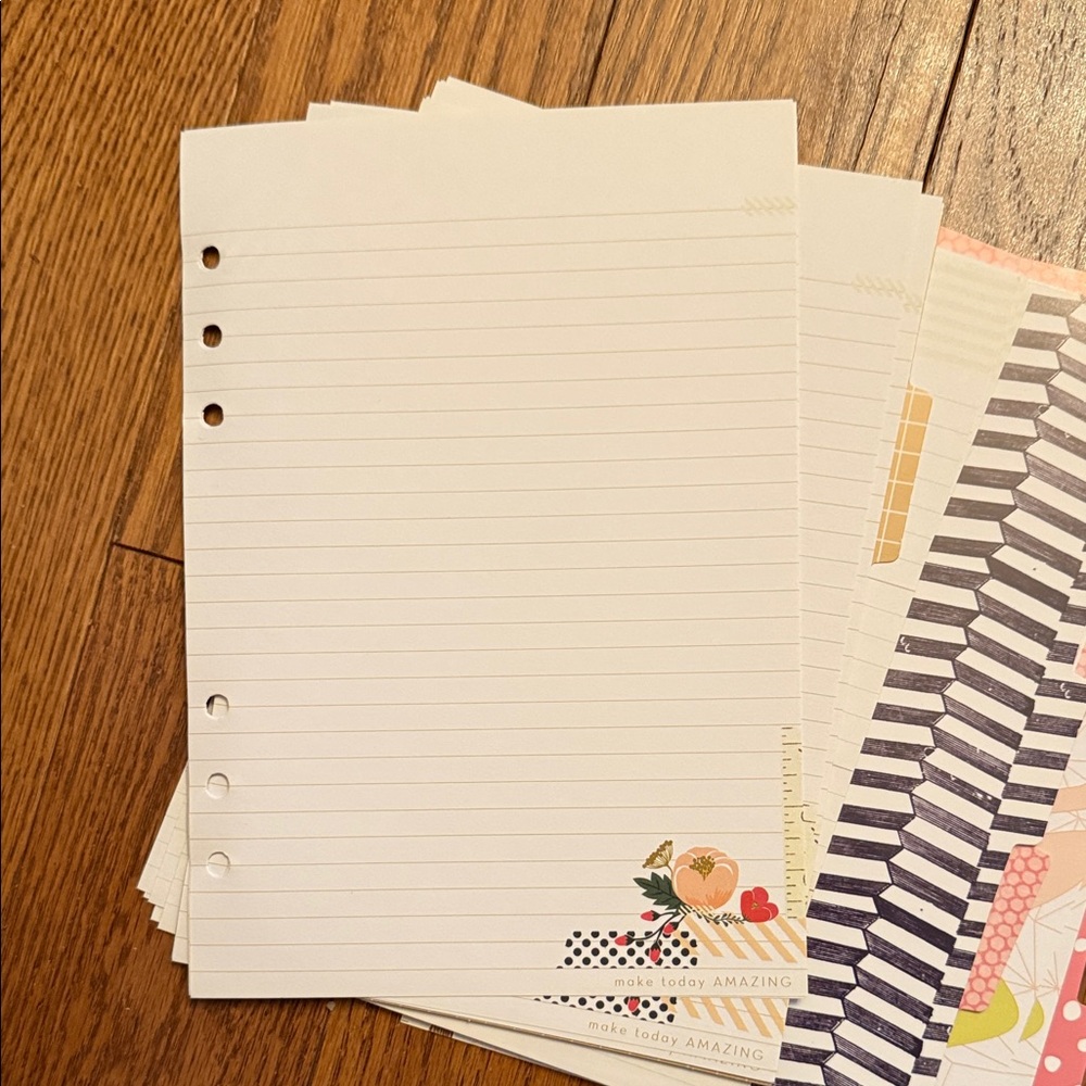 Cream and Blue Planner with Inserts - Picture 9 of 17